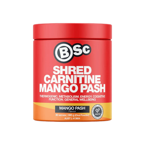 Shred Carnitine (2) & BSC-ShredCarnitine-30serve-Mango