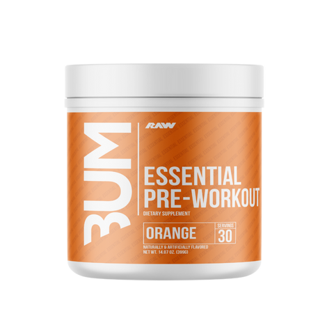 Essential Pre-Workout RAW Beta alanine pre workout 30 Serves Orange