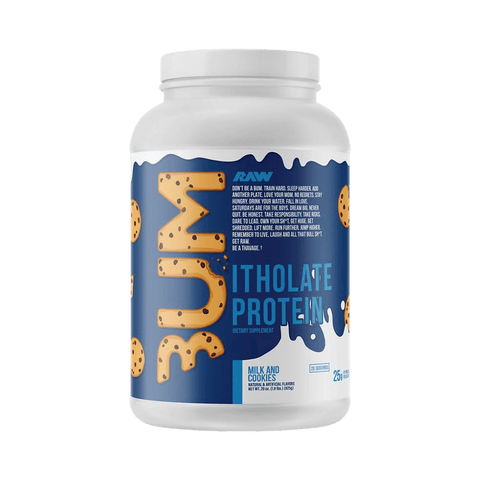Itholate Protein RAW Whey protein isolate 25 Serves Milk and Cookies