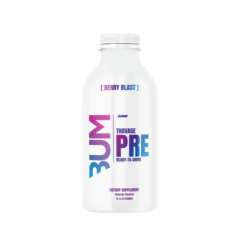 CBUM Thavage RTD RAW Drinks for pre workout