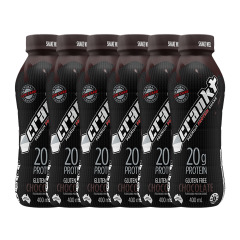 Crankt Protein Shake & Crankt Protein Shake Crankt Drinks ready to drink Box of 6 - 400ml Chocolate