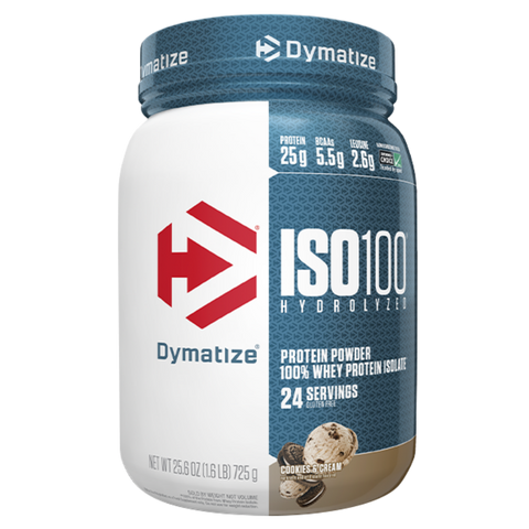 ISO-100 (10) & Dymatize-ISO100-20Srv-Cookies&Cream