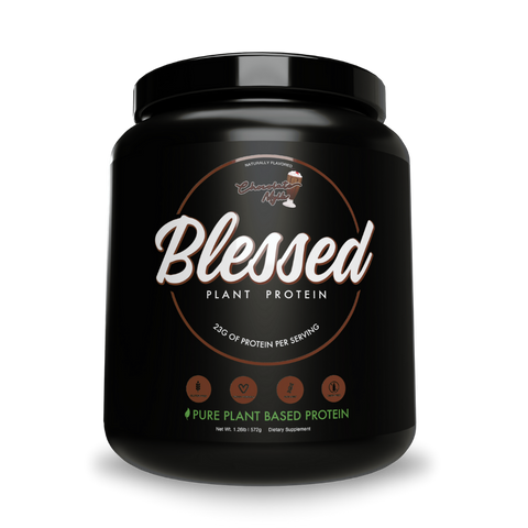 Blessed Plant Protein (21) & EHPLabs-Blessed-454g-ChcMlk