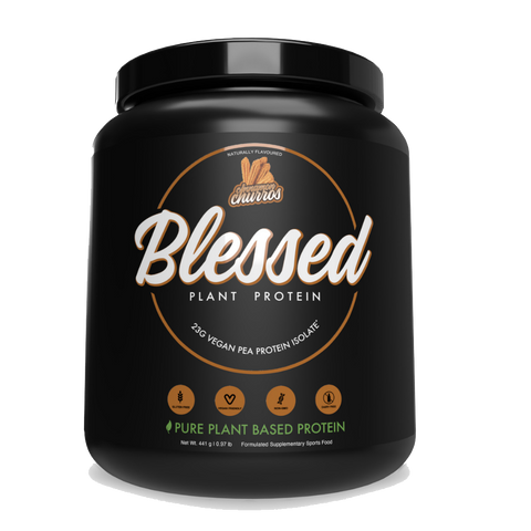 Blessed Plant Protein (3) & EHPLabs-Blessed-454g-CinChur