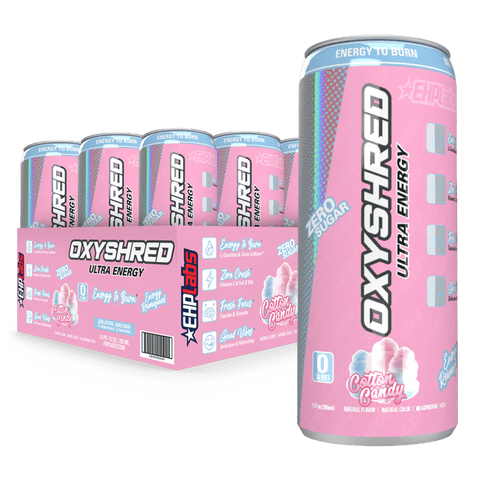 OxyShred Ultra Energy RTD (7) & EHP-OXYSHREDRTD-12PK-Ctn