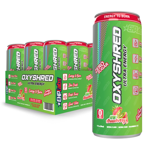 OxyShred Ultra Energy RTD (2) & EHP-OXYSHREDRTD-12PK-K