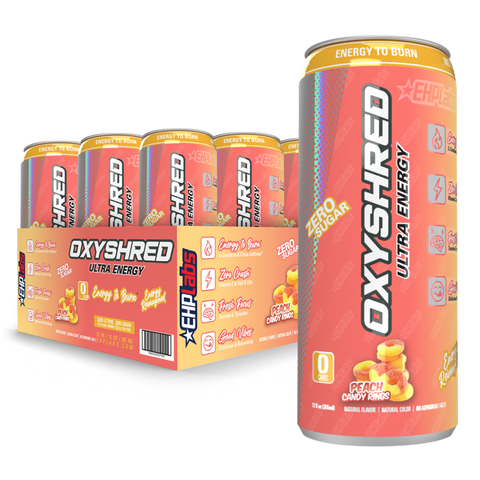 OxyShred Ultra Energy RTD (4) & EHP-OXYSHREDRTD-12PK-PE