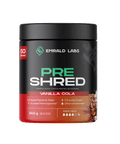Pre Shred (8) & Pre Shred Emrald Labs Fat burners supplements 60 Serves Vanilla Cola