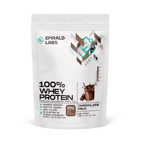 100% Whey Protein Emrald Labs Whey blend protein 500g Chocolate Milk