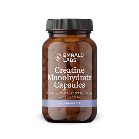 Creatine Monohydrate Capsules & Emrald-Crea-Mono-90CAPS