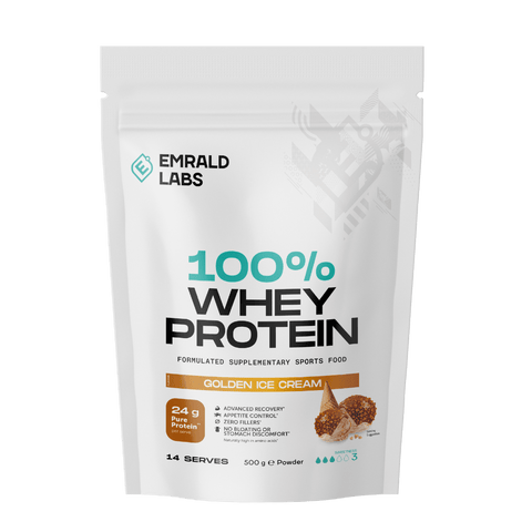 100% Whey Protein Emrald Labs Whey blend protein 500g Golden Ice Cream