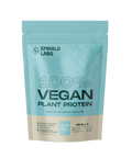 100% Vegan Protein (1) & 100% Vegan Protein Emrald Labs Vegan protein powder 1kg Vanilla