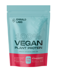 100% Vegan Protein (5) & 100% Vegan Protein Emrald Labs Vegan protein powder 500g Strawberry