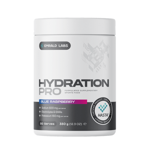 Hydration Pro Emrald Labs Electrolyte supplements 50/25 Serves Blue Raspberry
