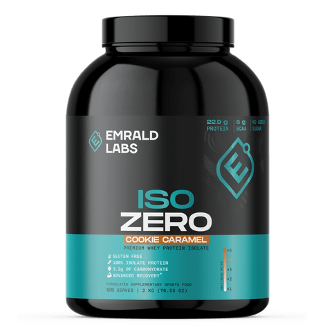 Iso Zero Protein (9) & Emrald-IsoZero-2kg-Cookie