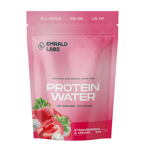 Emrald Labs Protein Water (1) & Emrald-Protein-Water-500g-Straw