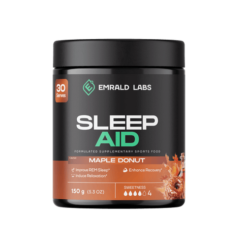 Sleep Aid (2) & Sleep Aid Emrald Labs Sleep supplements 30 Serves Maple Donut