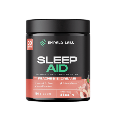 Sleep Aid (1) & Sleep Aid Emrald Labs Sleep supplements 30 Serves Peaches & Dreams