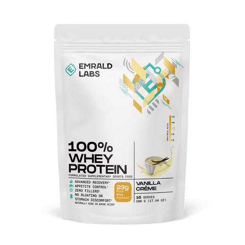 100% Whey Protein (31) & Emrald-100%Whey-500g-Van