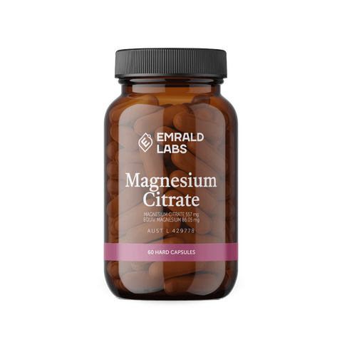 Magnesium Citrate & Emrald-Magnesium-Citrate-AUSTL-60Capsules