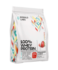 100% Whey Protein (9) & 100% Whey Protein Emrald Labs Whey blend protein 2.2kg Strawberries & Cream