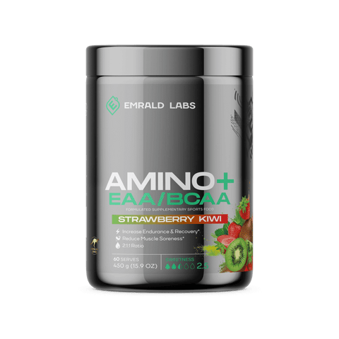 Amino+ EAA/BCAA & EMRALD-Amino+-60Srv-Straw