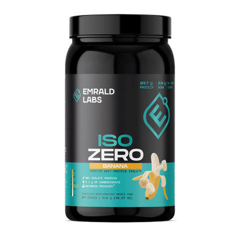 Iso Zero Protein (4) & Emrald-IsoZero-810g-Ban