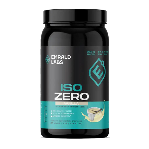 Iso Zero Protein (1) & Emrald-IsoZero-810g-Van