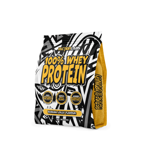 100% Whey Protein & FACTION-100%Whey-30Serves-Ban