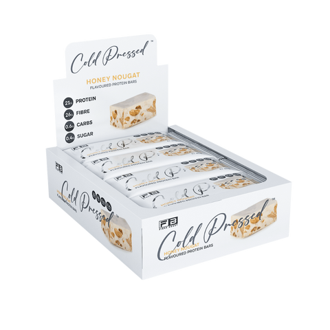 Cold Pressed Protein Bar (17) & FIBREBOOST-Cold-Press-Bar-Box12-Nou