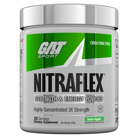 Nitraflex & Gat-Nitraflex-30Srv-GreenApple