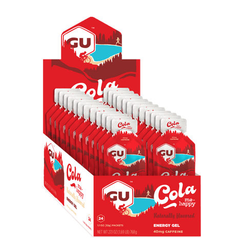 GU Energy Gel (4) & GU-Energy-Gel-Box24-Cola