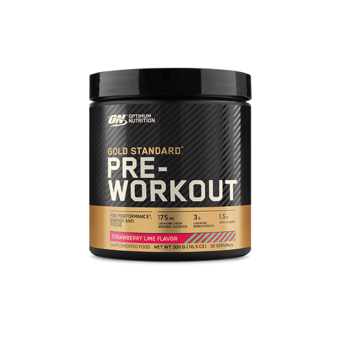 Gold Standard Pre-Workout (3) & ON-GSP-30SRV-STRAWL