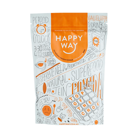 Happy Way Protein (4) & HappyWay-NatWhey-500g-Choc