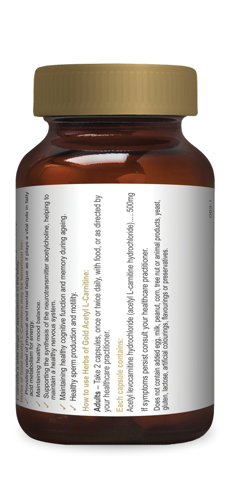 Herbs of Gold Acetyl L-Carnitine Vegan Caps (2)