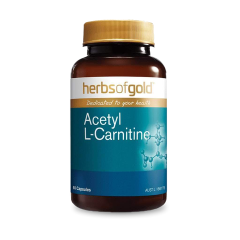 Herbs of Gold Acetyl L-Carnitine Vegan Caps