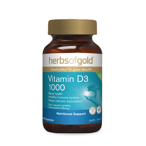 Herbs of Gold Vitamin D3 1000