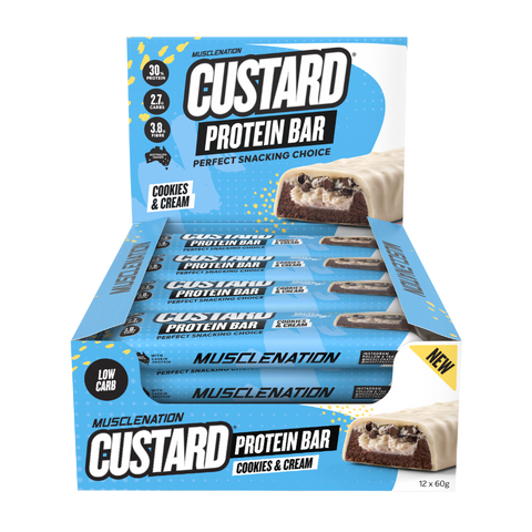 Custard Protein Bar (5) & MN-BAR-BOX12-CC