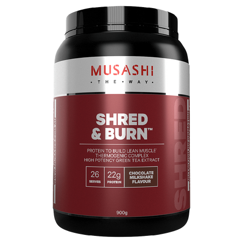 Musashi Shred and Burn & MUSASHI-SHRED-BURN-900G-CHOC