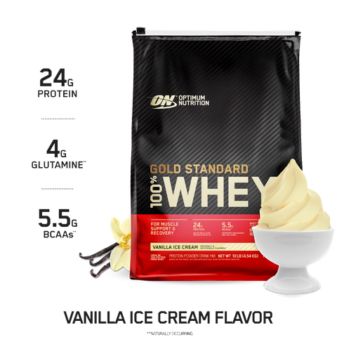 Gold Standard 100% Whey (18) & ON-GSW-100%-10lb-V