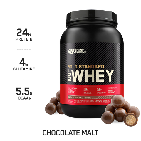 Gold Standard 100% Whey (13) & ON-GSW-100%-909g-ChocMalt