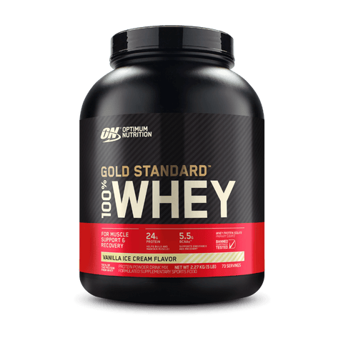 Gold Standard 100% Whey (31) & ON-GSW-100%-5lb-V