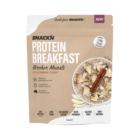 Protein Breakfast Bircher Muesli (2) & SNACKN-Bircher-450g-App