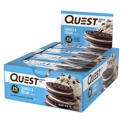 Quest Protein Bar & QUEST-BAR-BOX-12-C&C