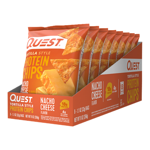 Tortilla Protein Chips (1) & QUEST-TOR-CHP-BOX-8-NC