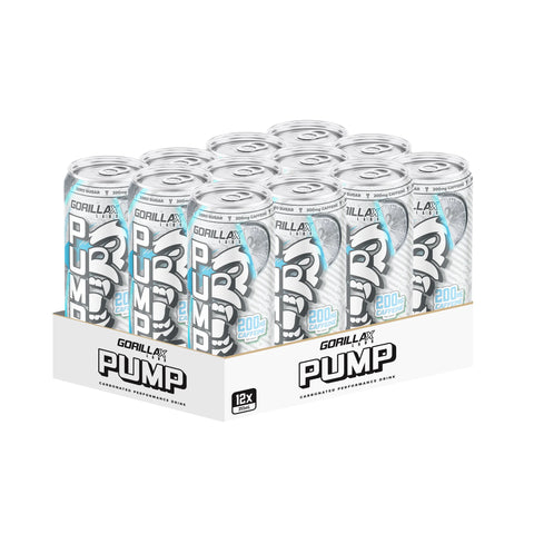 GORILLA X LABS CAFFEINE + PUMP CAN - 12 PACK