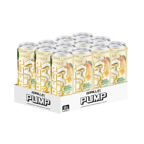 GORILLA X LABS CAFFEINE + PUMP CAN - 12 PACK