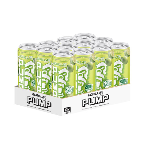 GORILLA X LABS CAFFEINE + PUMP CAN - 12 PACK