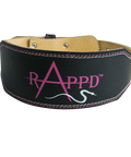 Rapp'd 4" Leather Weight Lifting Belt