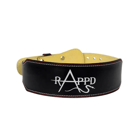 Rapp'd 4" Leather Weight Lifting Belt (1)